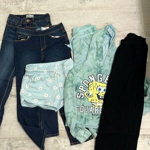 Lot of 6 size 8 girls clothing lot.